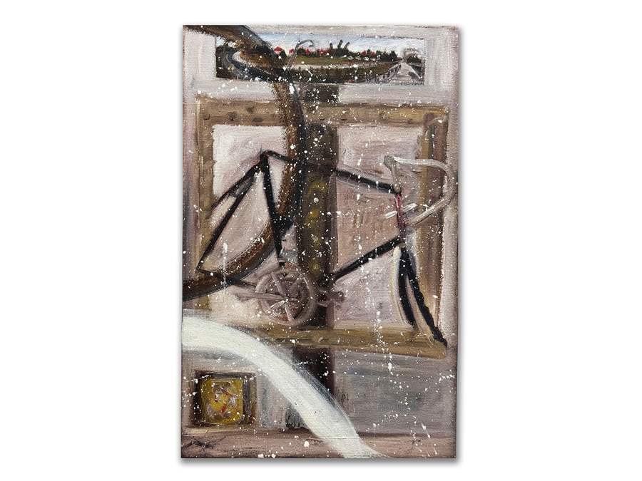 bicycle parts colin stark artist series insomnia restaurant lounge toronto bloor west