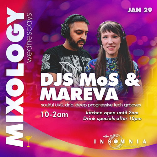 mixology dj mos dj mareva insomnia bloor toronto